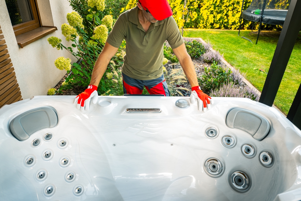 Installing a hot tub or pool with a septic tank