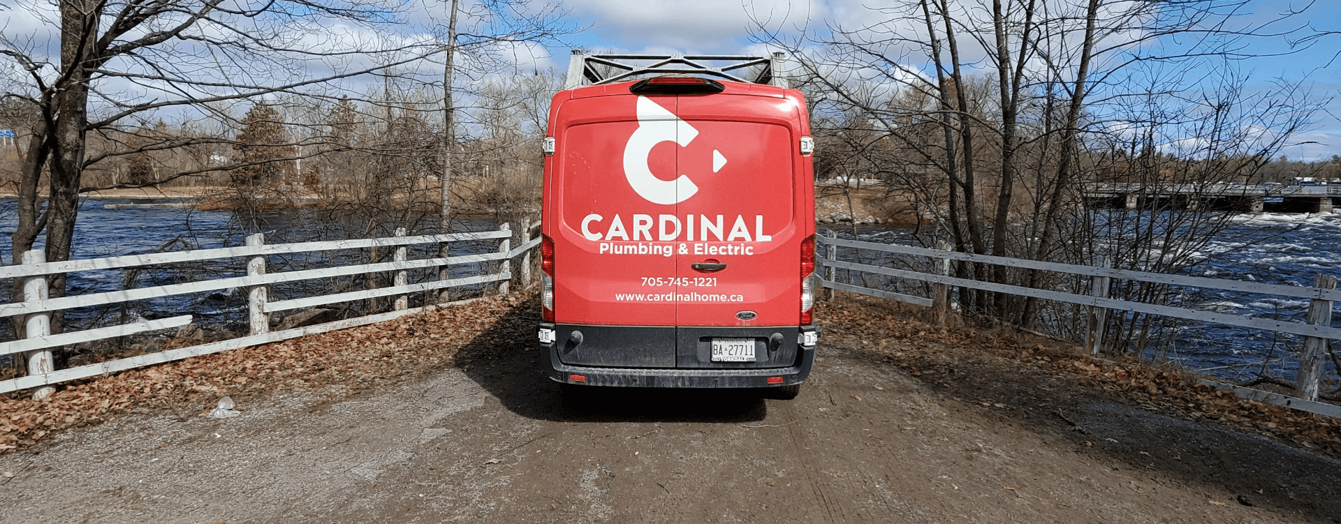 Cardinal Plumbing Electric Van